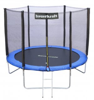 Bauerkraft G-736 TRAMPOLÍNA SO SIEŤKOU A REBRÍKOM 244-252cm