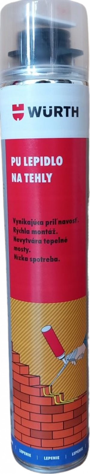 WURTH NB6S002726 Jednozložkové polyuretánové lepidlo na tehly 750 ml